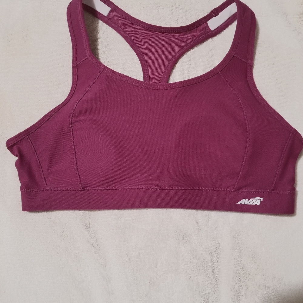 New Purple Avia Sports Bra Size L